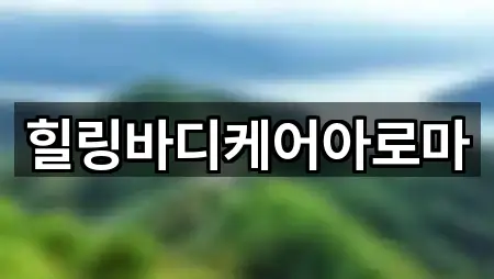 힐링바디케어아로마