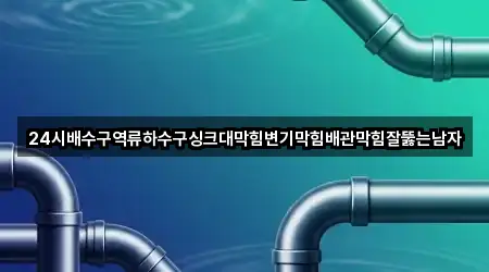 24시배수구역류하수구싱크대막힘변기막힘배관막힘잘뚫는남자