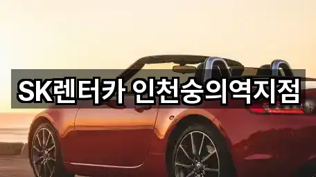 인천 숭의동 장기렌트카 빠른 조회 5곳